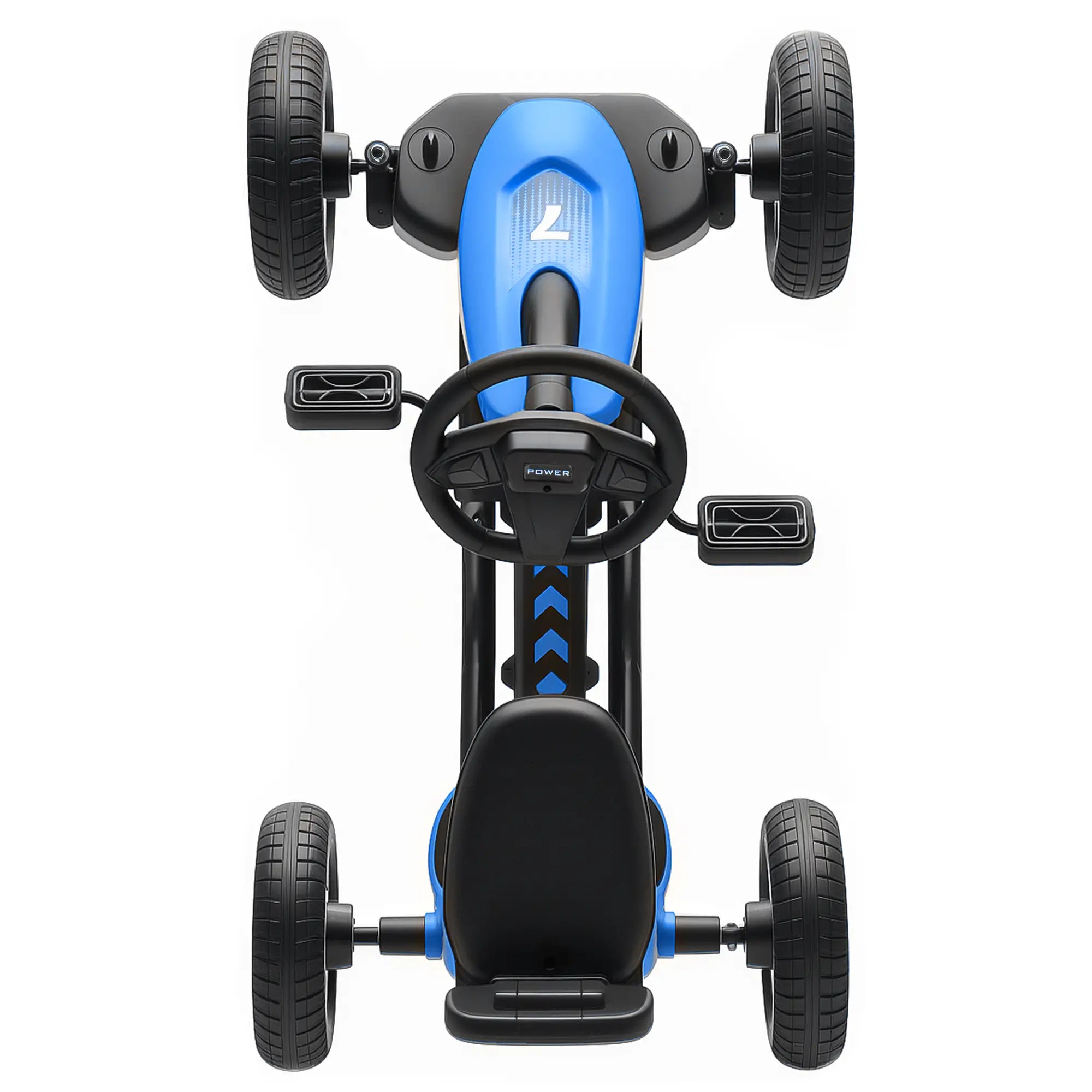 Kids Pedal Go Kart, 2-5 Years, Silent EVA Wheels, Metal Frame, Blue Pedal Go Karts for Kids at Gallery Canada
