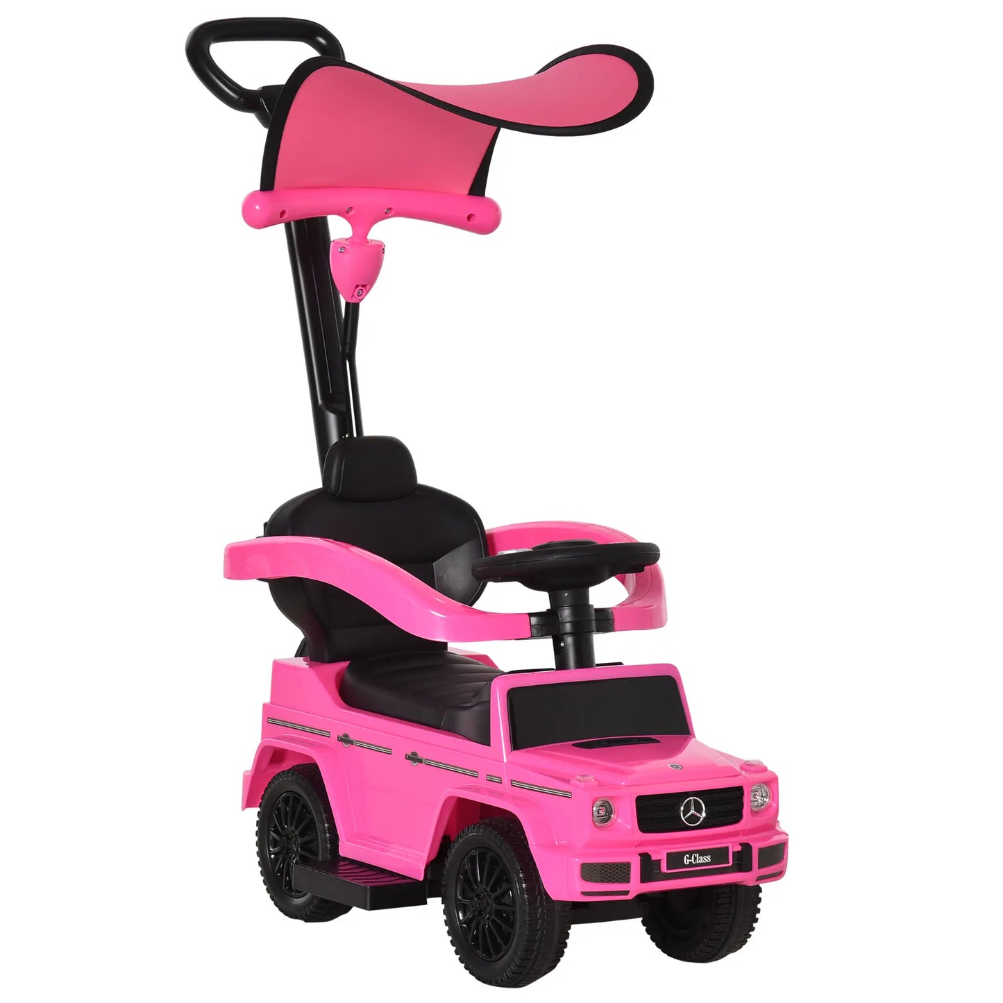 Mercedes-Benz G350 Licensed Push Car, Pink