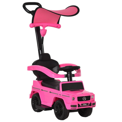 Mercedes-Benz G350 Licensed Push Car, Pink