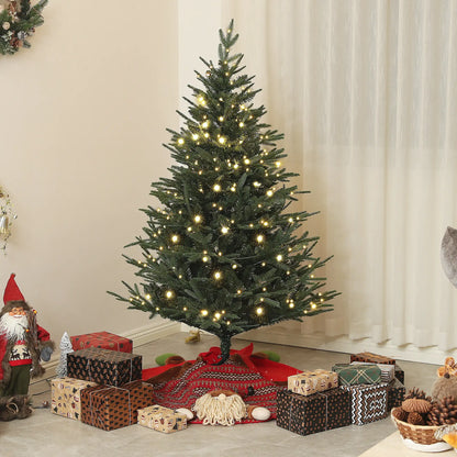 5ft Prelit Artificial Christmas Tree, Steel Base, Warm White LED Pre Lit Christmas Trees at Gallery Canada