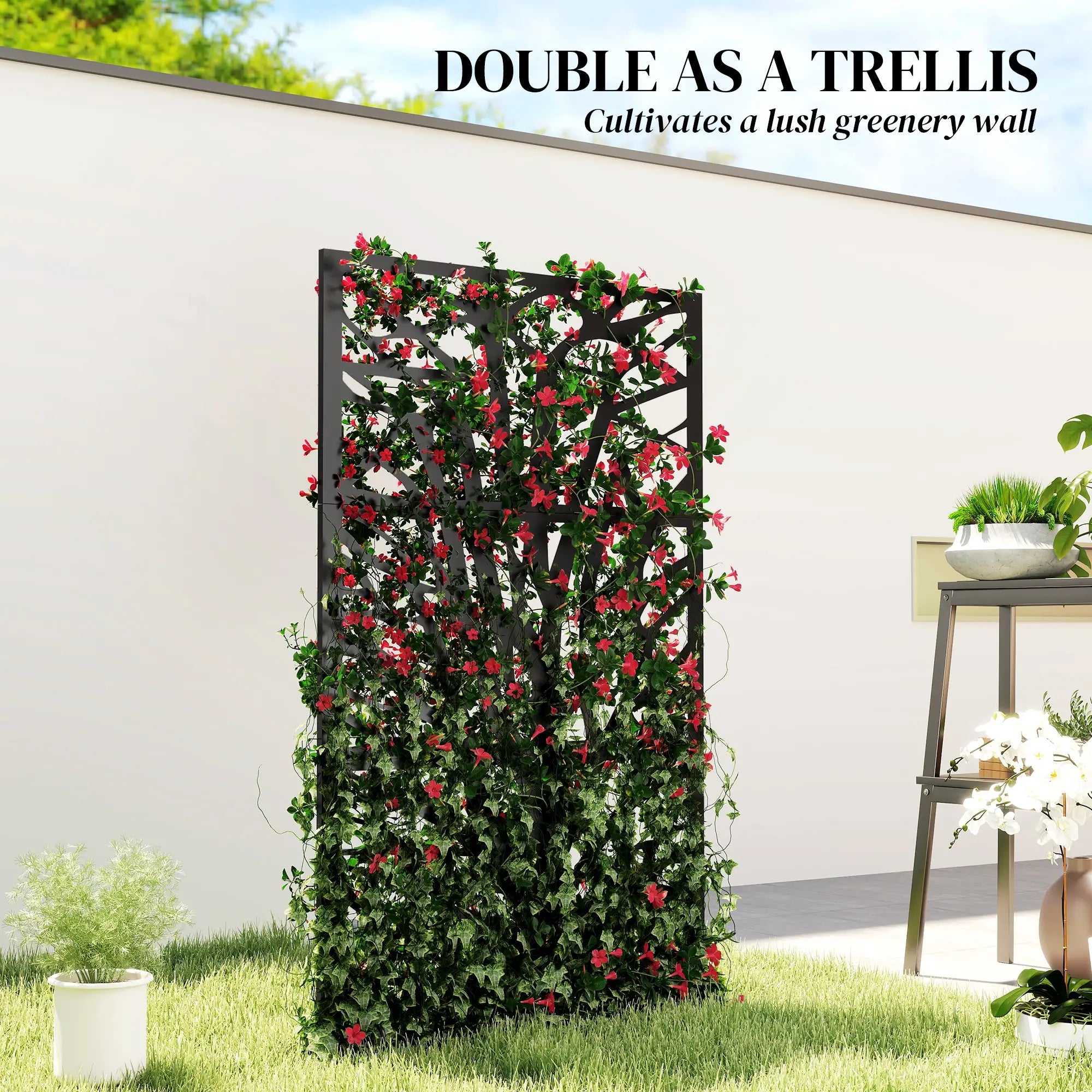 Metal Outdoor Privacy Screen, 72