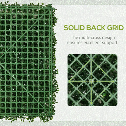 12-Piece Artificial Grass, Fake Green Wall, 19.75" x 19.75", Light Green Artificial Wall Grass at Gallery Canada