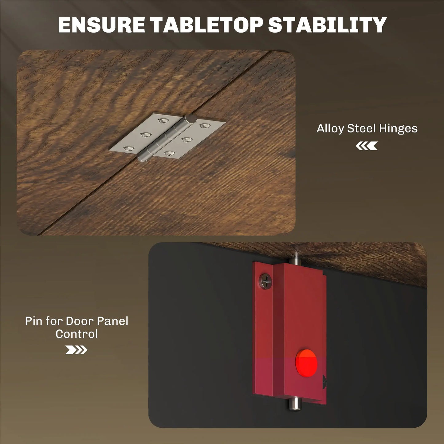 Oval Folding Dining Table, Drop Leaf Kitchen Table, Rustic Brown, Brown Dining Tables at Gallery Canada