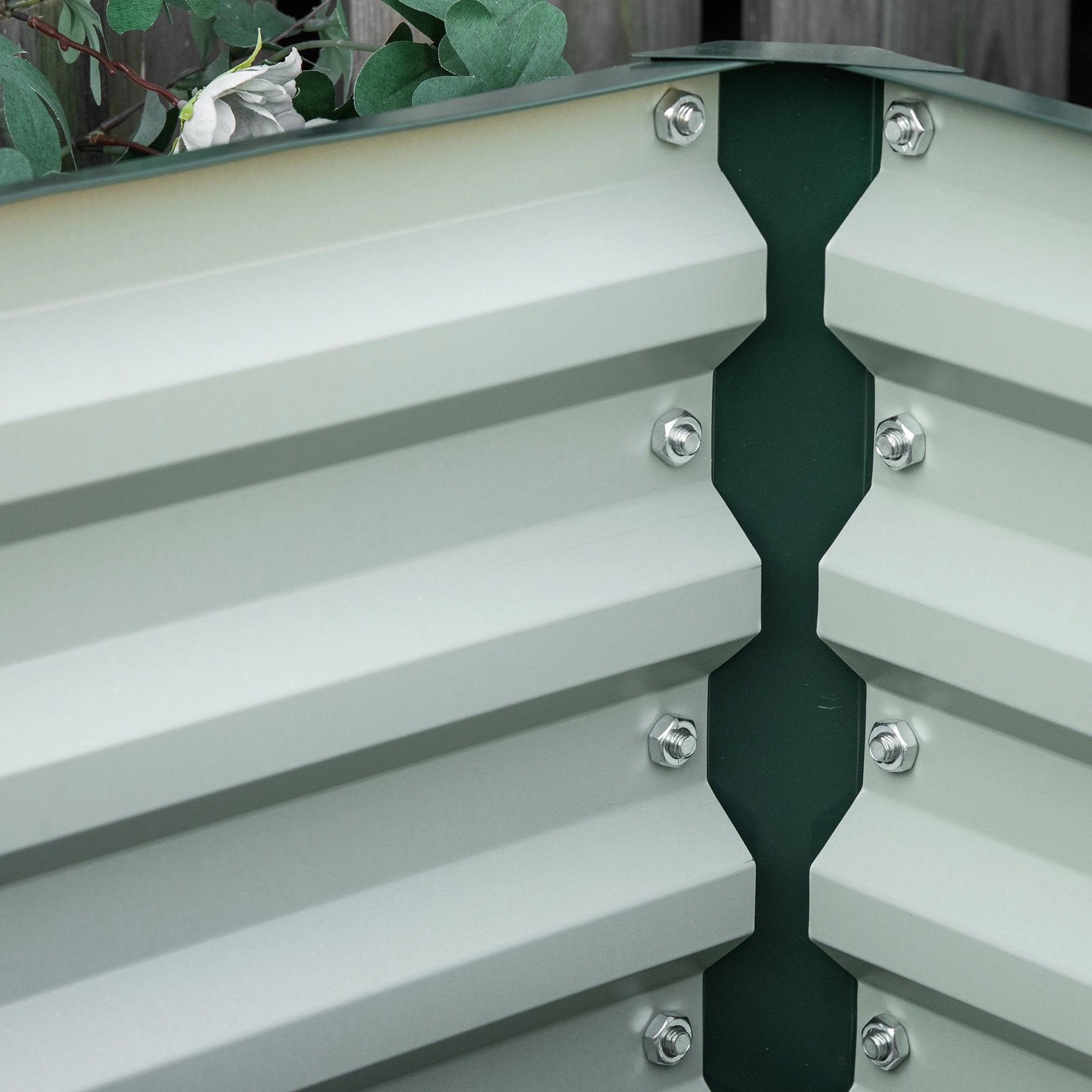 2' x 2' x 1' Raised Garden Bed, Galvanised Steel Frame, for Vegetables, Flowers, Herbs Galvanized Planter Boxes at Gallery Canada