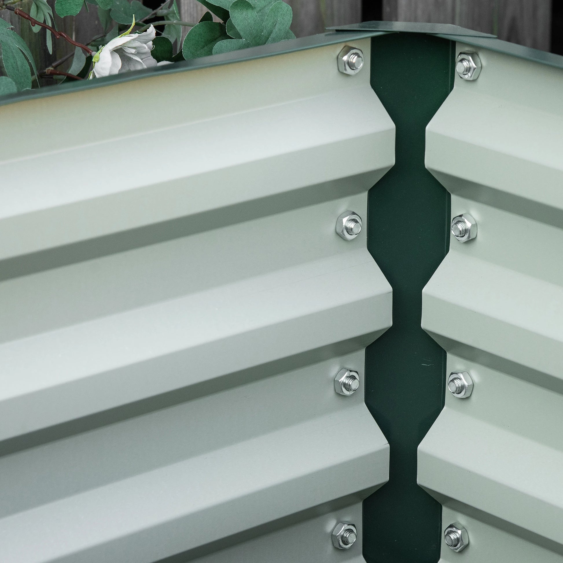 2' x 2' x 1' Raised Garden Bed, Galvanised Steel Frame, for Vegetables, Flowers, Herbs Galvanized Planter Boxes at Gallery Canada