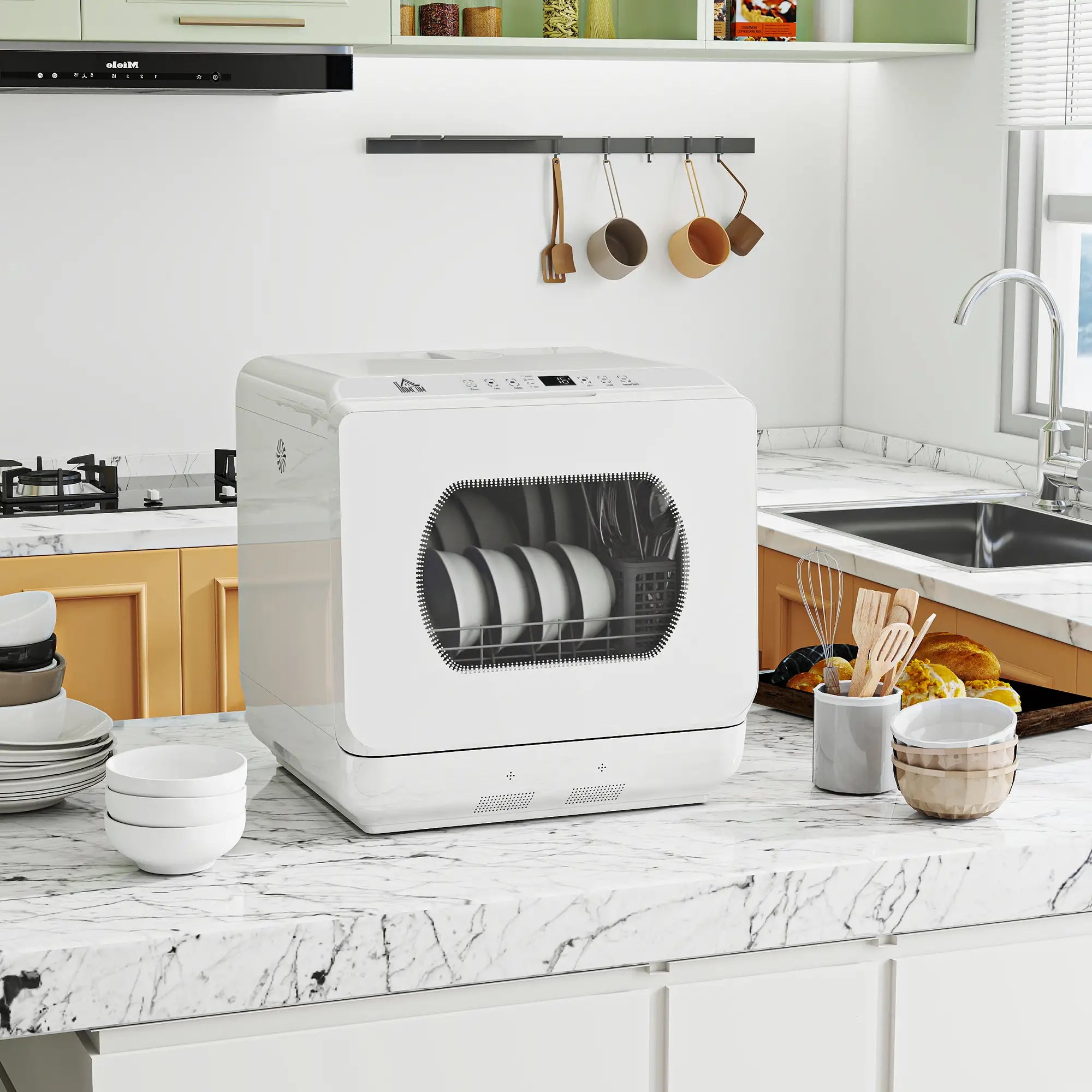 Portable Counter Dishwasher, 4 Place Settings, 5 Programs, Air-Dry Small Kitchen Appliances at Gallery Canada