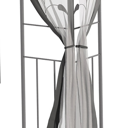 10'x10' Steel Patio Gazebo, Grey Gazebos at Gallery Canada