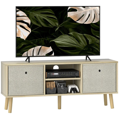 Modern TV Stand, Foldable Drawers, Shelves, Natural TV Stands at Gallery Canada