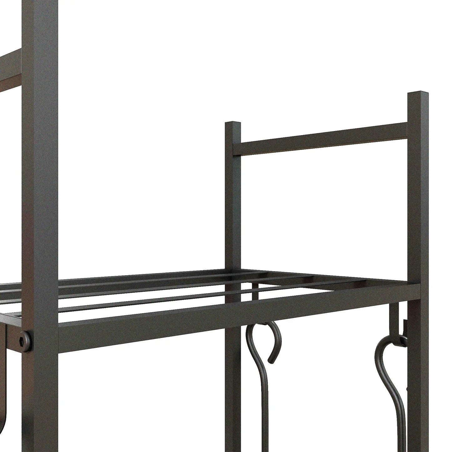 4-Tier Firewood Rack With Wheels, 4 Tools, Powder-Coated Steel Firewood Racks at Gallery Canada