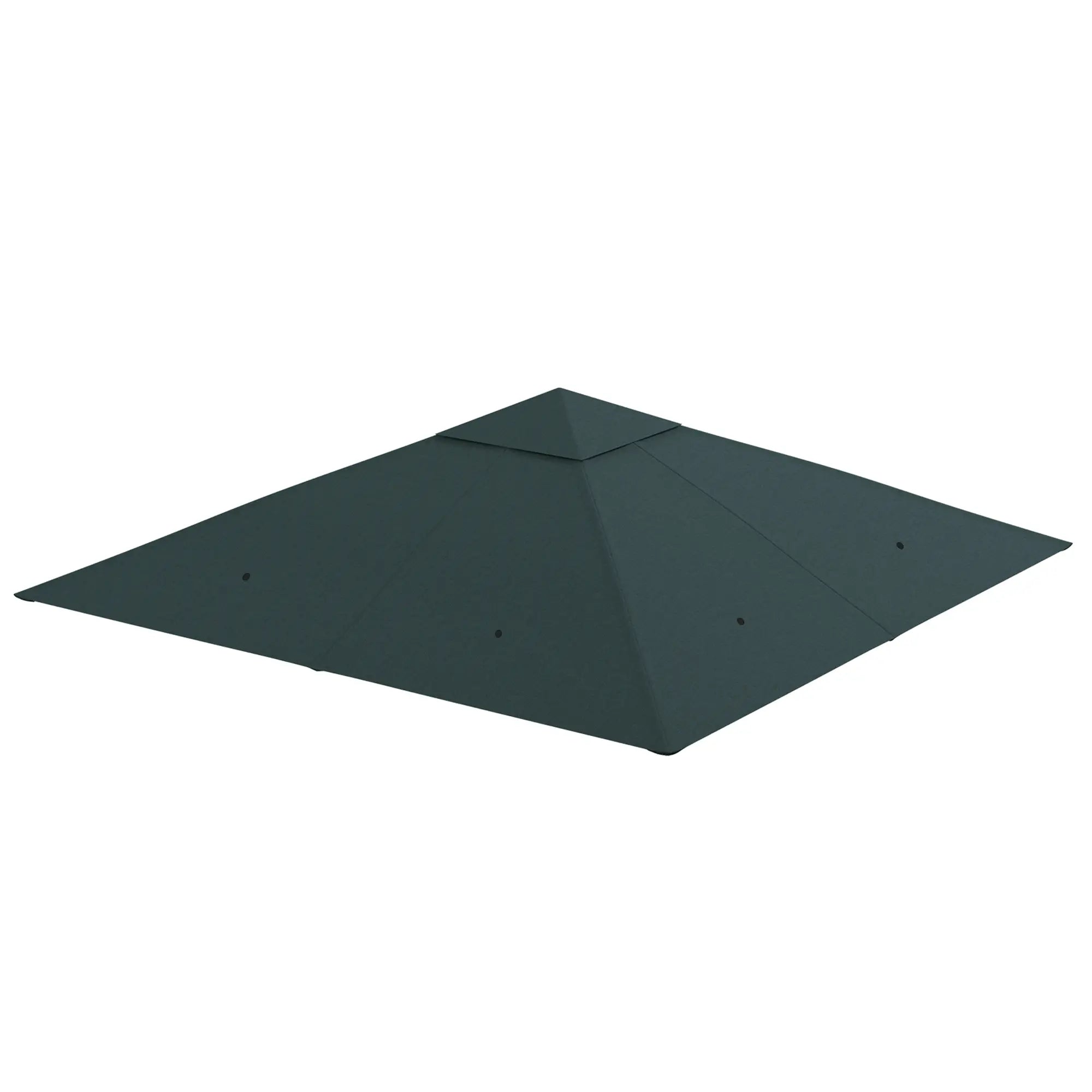 10' x 10' Square Gazebo Canopy, UV Protected, Sun Shade, Grey Gazebo Canopy Replacement at Gallery Canada
