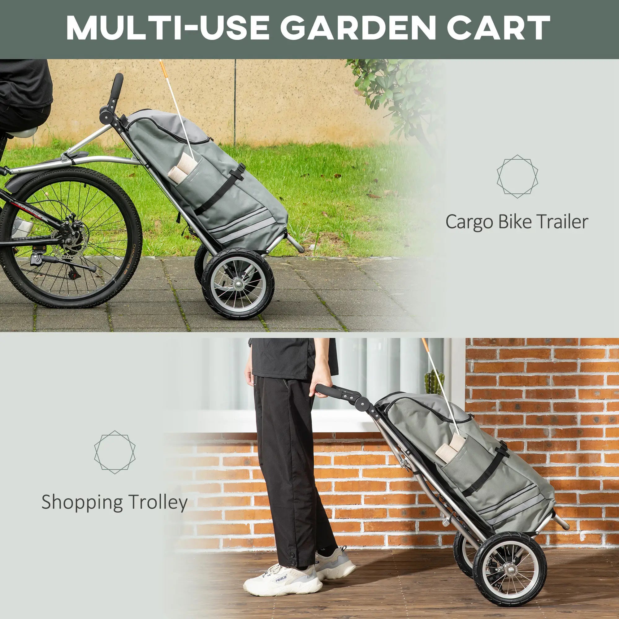 Bike Trailer, Bicycle Cargo Trailer, 12