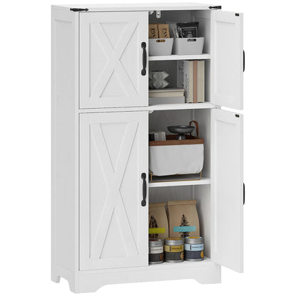 Farmhouse Kitchen Pantry, Freestanding Storage Cabinet, White Kitchen Pantry Cabinets at Gallery Canada