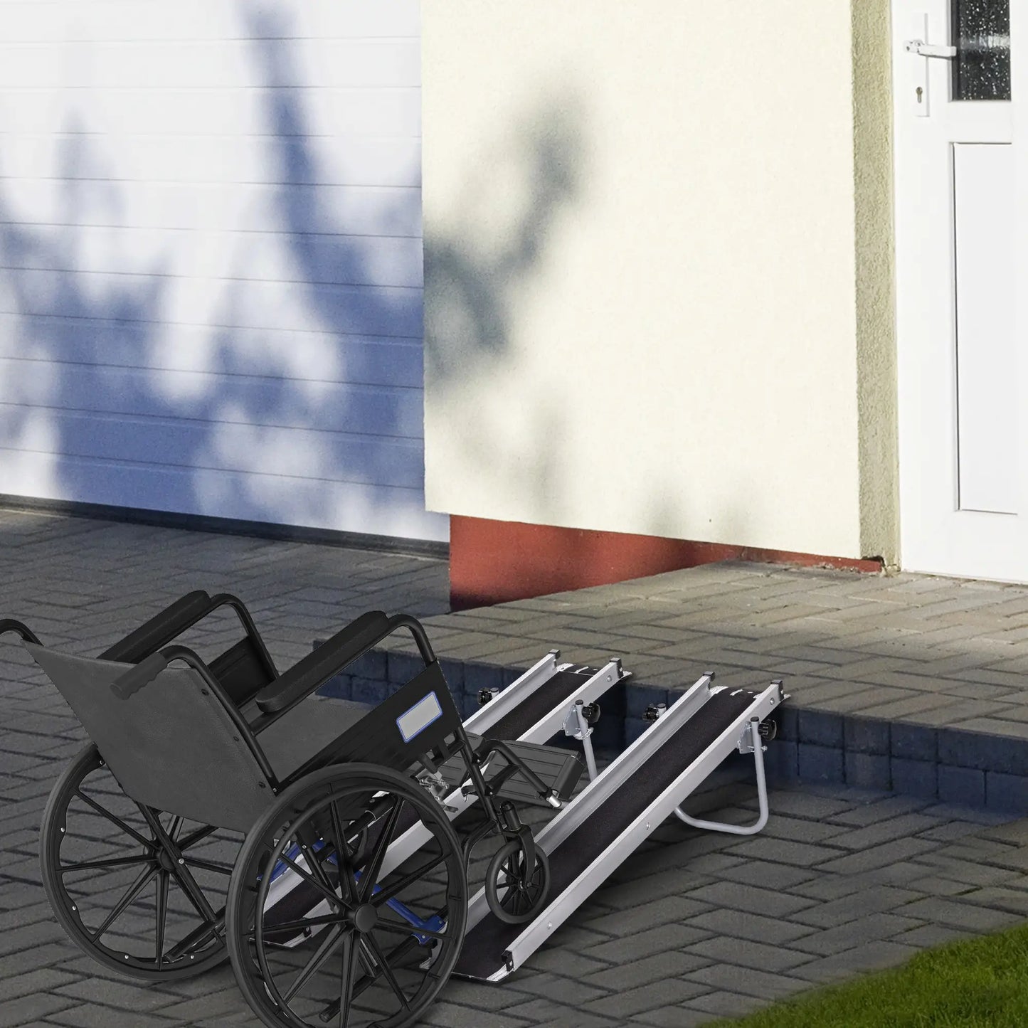Telescopic Wheelchair Ramp, 8ft, 600 lbs, 2 Pack, Aluminum Knee Walker & Wheelchair Ramps at Gallery Canada