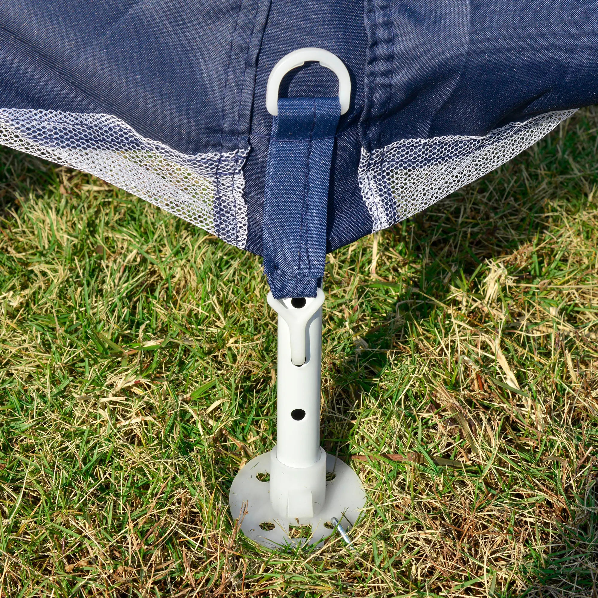 10x10ft Party Tent Canopy with Netting, Outdoor Gazebo, Blue Canopy Tents at Gallery Canada