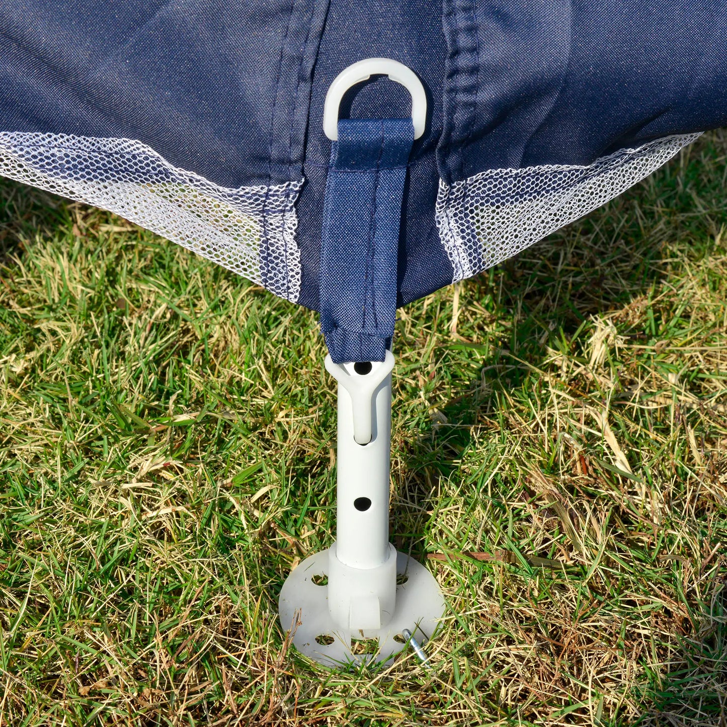 10x10ft Party Tent Canopy with Netting, Outdoor Gazebo, Blue Canopy Tents at Gallery Canada