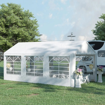 20' X 10' Heavy Duty Party Tent With Sidewalls, White Canopy Tents at Gallery Canada