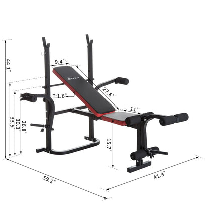 Adjustable Weight Bench, Leg Developer, Barbell Rack, Home Gym Weight Benches at Gallery Canada