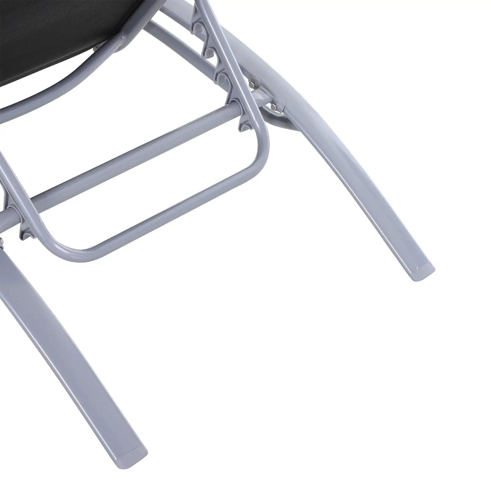 Aluminum Patio Tanning Chair, Soft Padded Seat, Adjustable Backrest, Beige Lounger Chairs at Gallery Canada