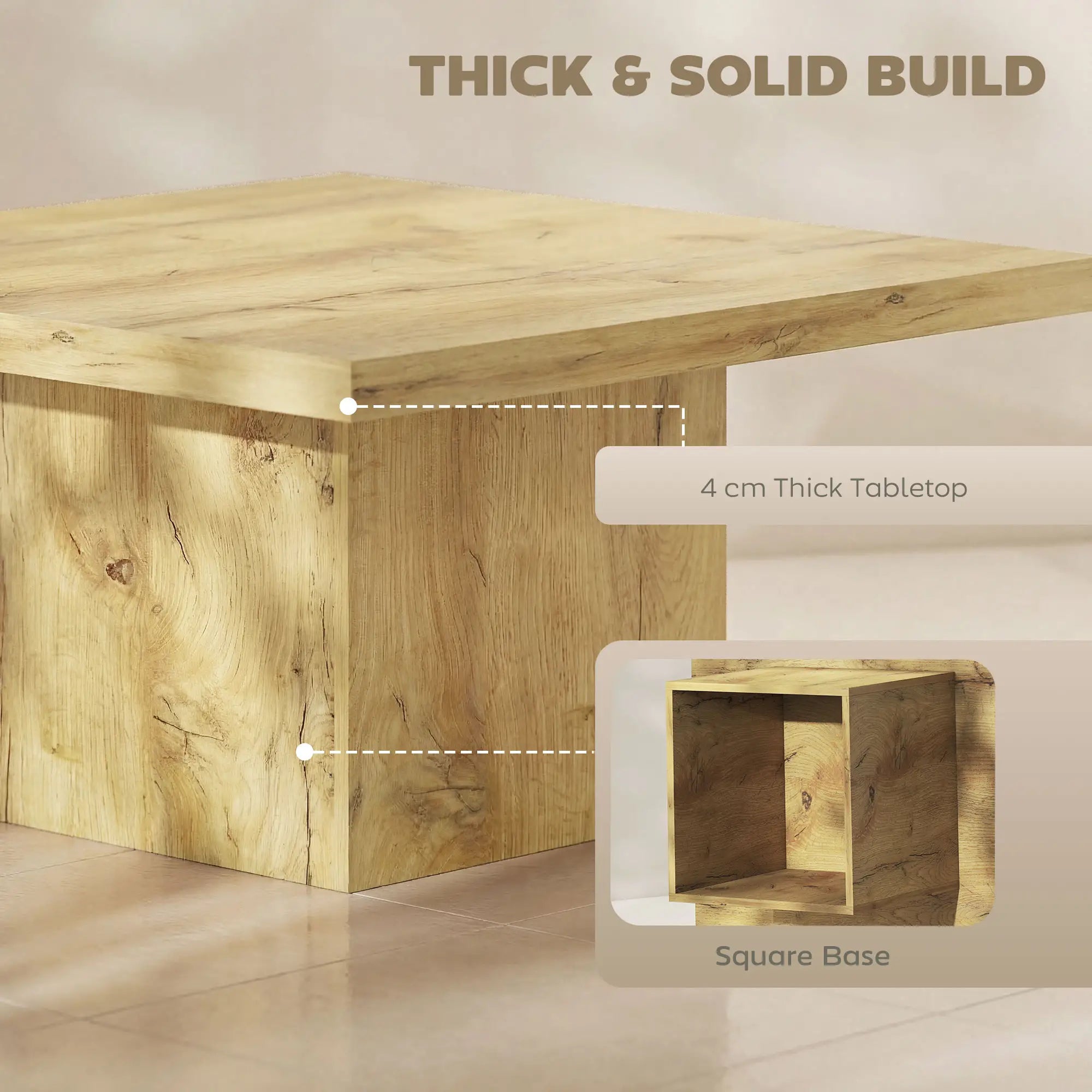 Square Coffee Table, 1.6
