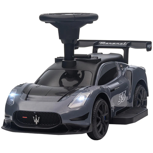 6V Maserati GT2 Licensed Electric Car for Kids, Grey