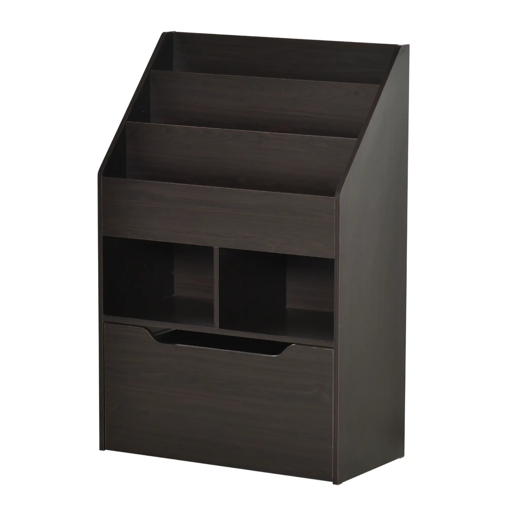 Kids Bookcase, Multi-Shelf Organizer with Drawer, Brown Baby & Kids Storage at Gallery Canada