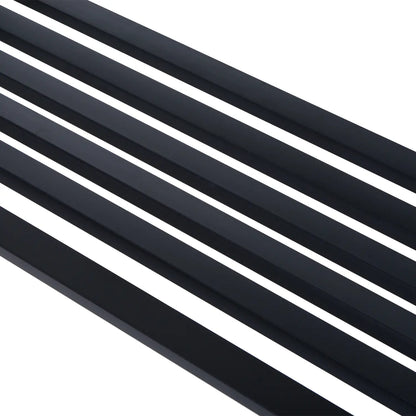 50" 2-Seater Garden Bench, Cast Iron Loveseat, Black Outdoor Benches at Gallery Canada