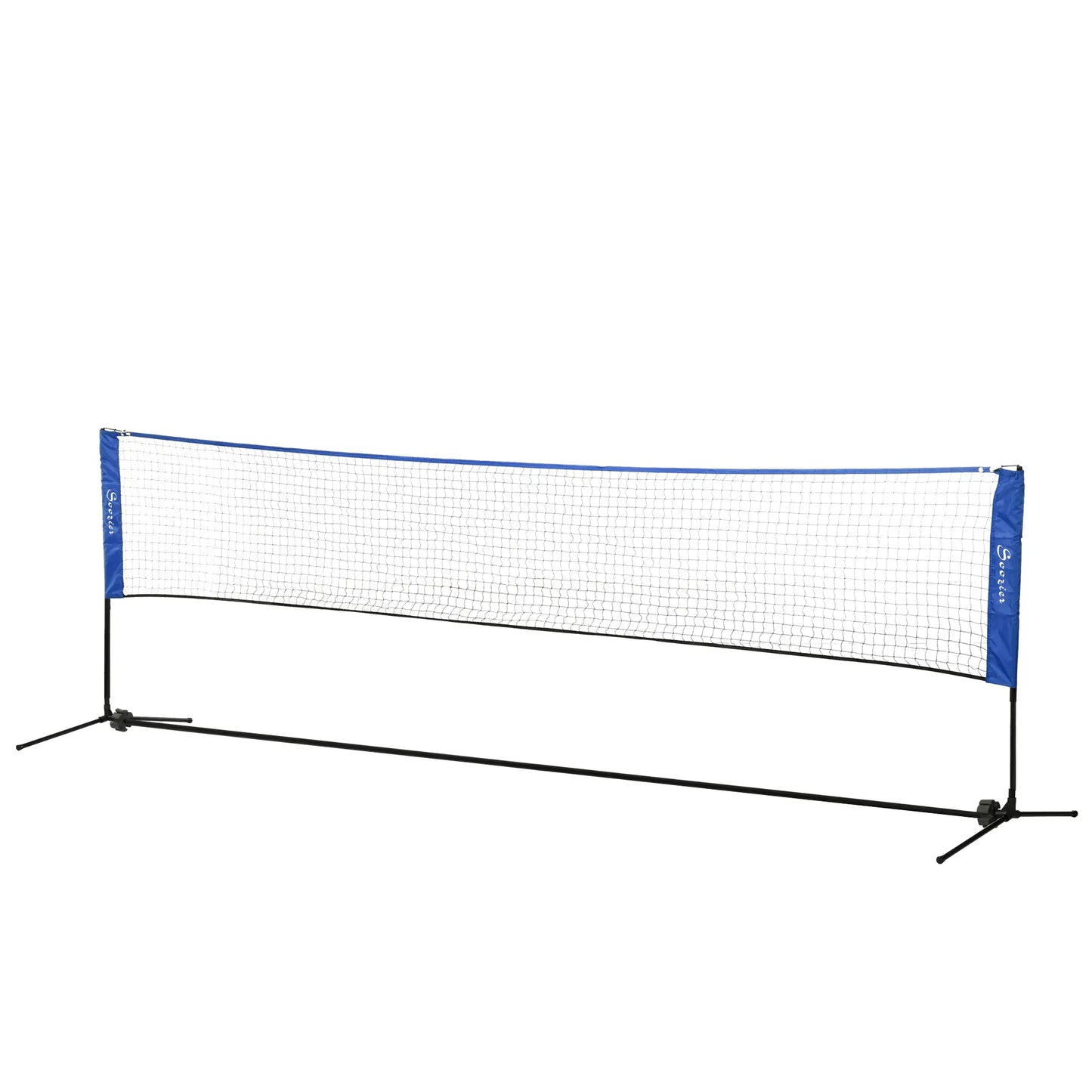 14ft Adjustable Badminton Net, Carry Bag, for Tennis, Pickleball, Volleyball Badminton Blue at Gallery Canada