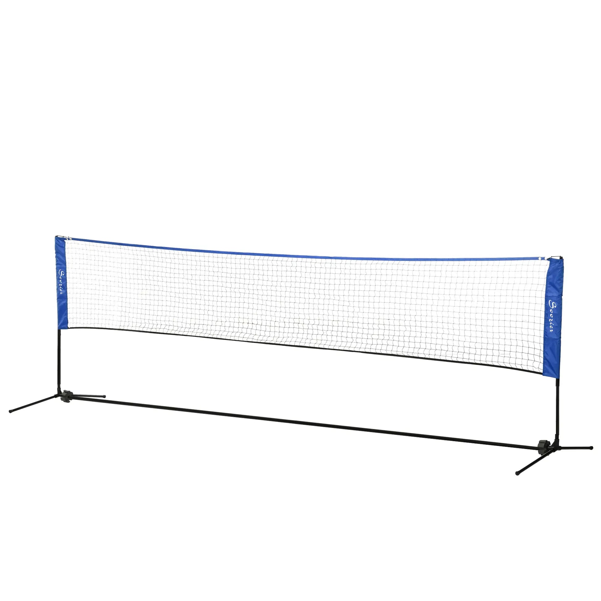 14ft Adjustable Badminton Net, Carry Bag, for Tennis, Pickleball, Volleyball Badminton Blue at Gallery Canada