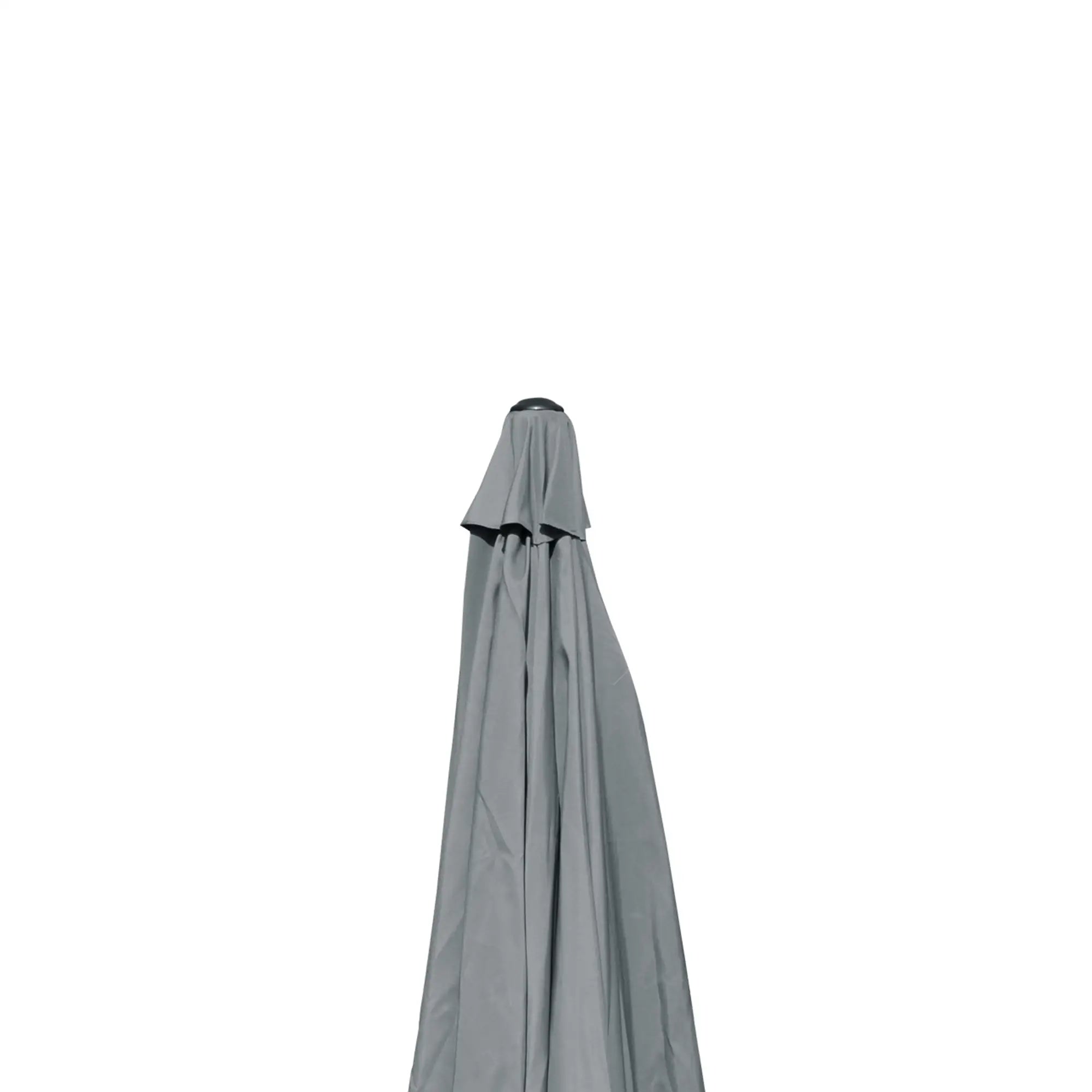 8.5 ft Round Patio Umbrella, Tilt and Crank, Dark Grey Sun Umbrellas at Gallery Canada