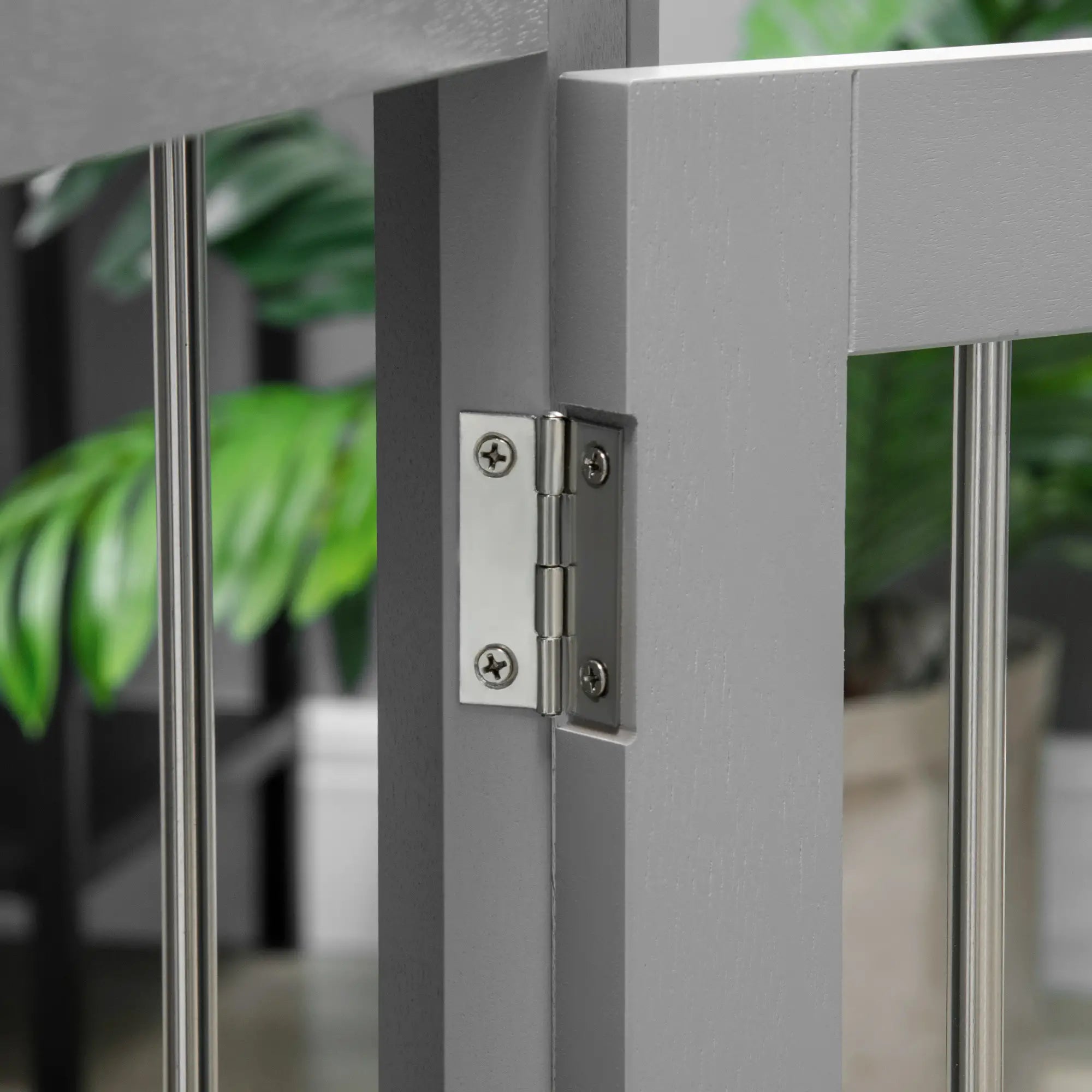 Dog Crate Furniture, Three Doors, Locks, Indoor, Medium, Grey Houses, Kennels & Pens at Gallery Canada