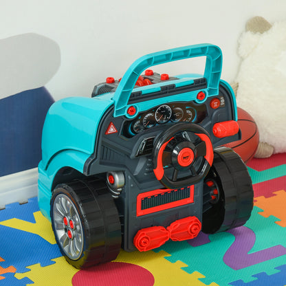 Kids Truck Engine Toy Set, Car Service Play Set, Teal Workbench Toy Sets at Gallery Canada