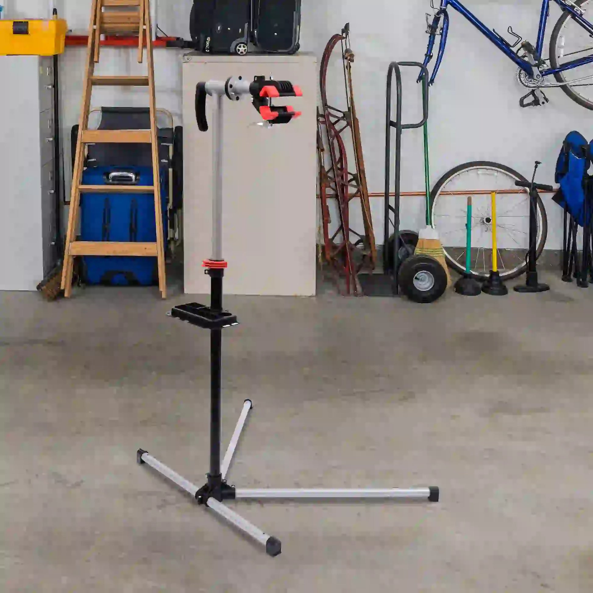 47" To 75" Adjustable Bike Repair Stand, Tool Tray, Bicycle Rack Bike Repair Stands at Gallery Canada