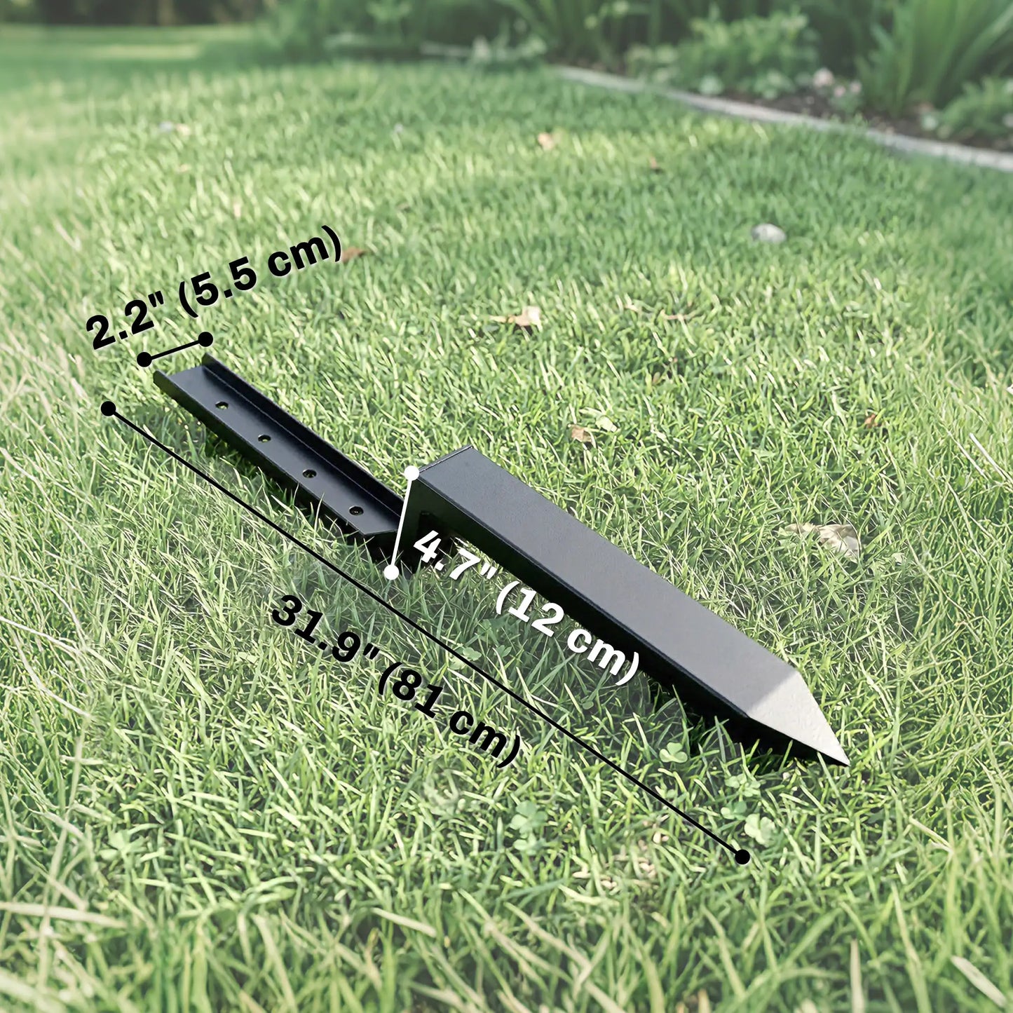 4 Pack 32" Steel Fence Post Repair Kit, Drill For Wooden Fences Garden Fences at Gallery Canada