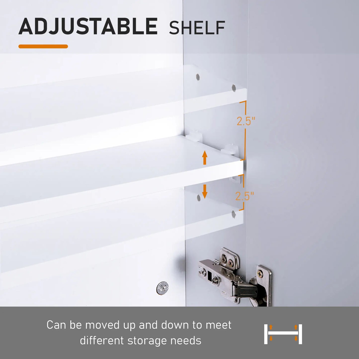 Wall Mount Medicine Cabinet with Mirror, Adjustable Shelf, Double Door, Soft Closing, 23.5" x 29.5", Light Lilac Mirror Medicine Cabinets at Gallery Canada