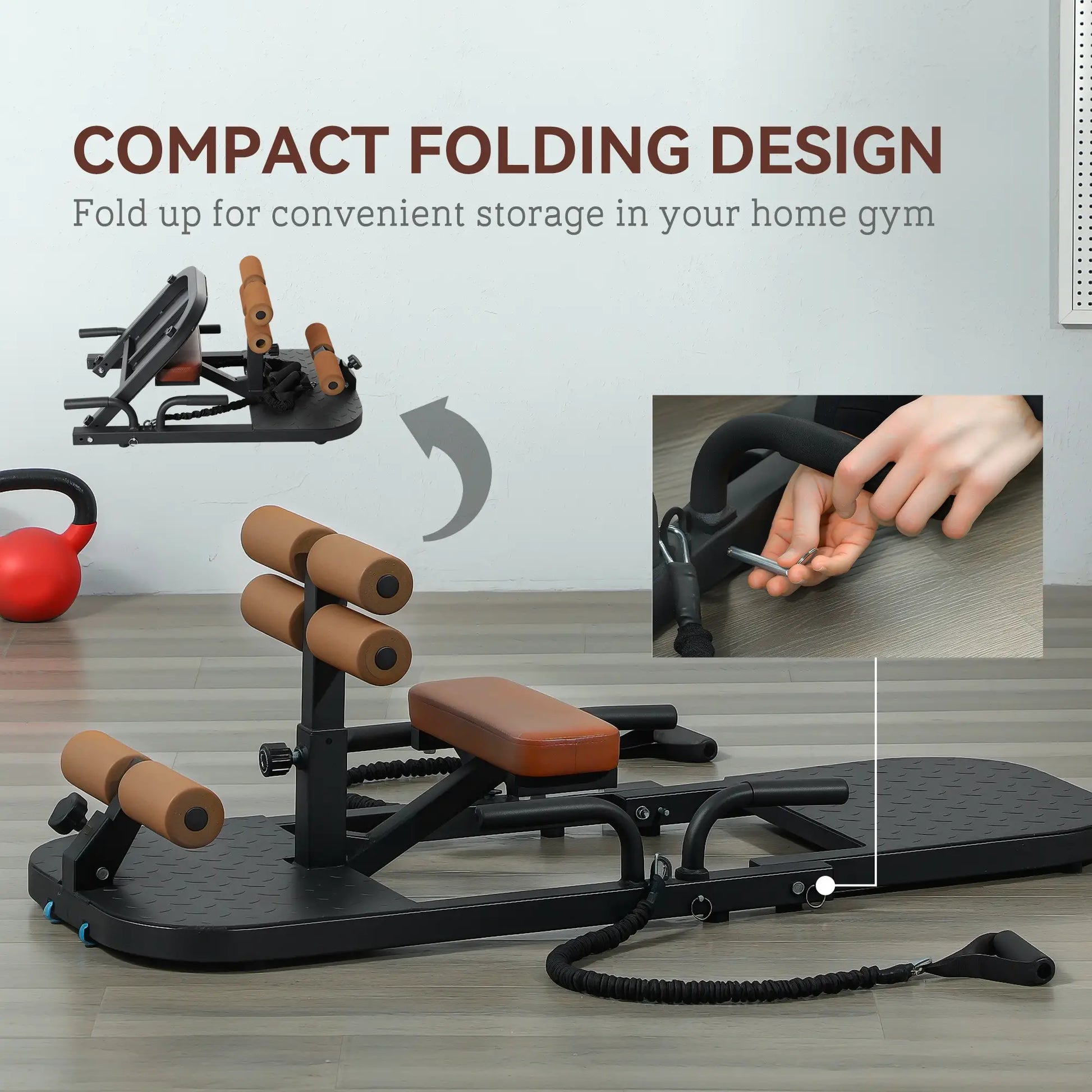 Foldable Sissy Squat Machine, Hip Thrust Machine, Glute Workout Equipment Squat Machine at Gallery Canada