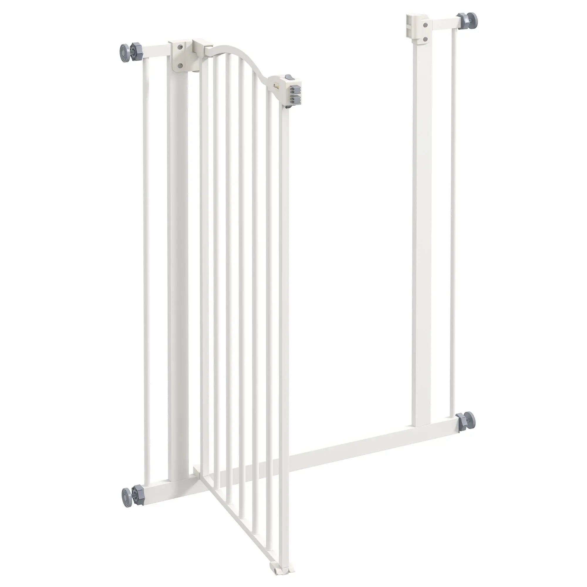 Extra Tall Dog Gate With Door, Pressure Fit, Auto Close, 29