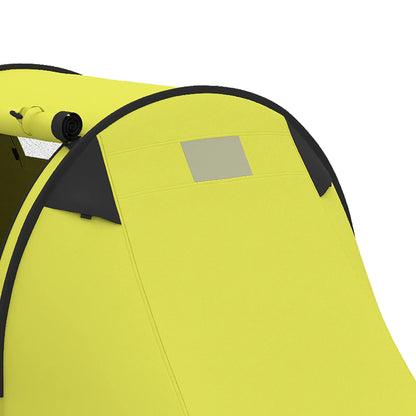 3-4 Person Camping Tent with 2 Rooms, 3000mm Waterproof Portable Family Tent with Carry Bag, Yellow Camping Tents at Gallery Canada