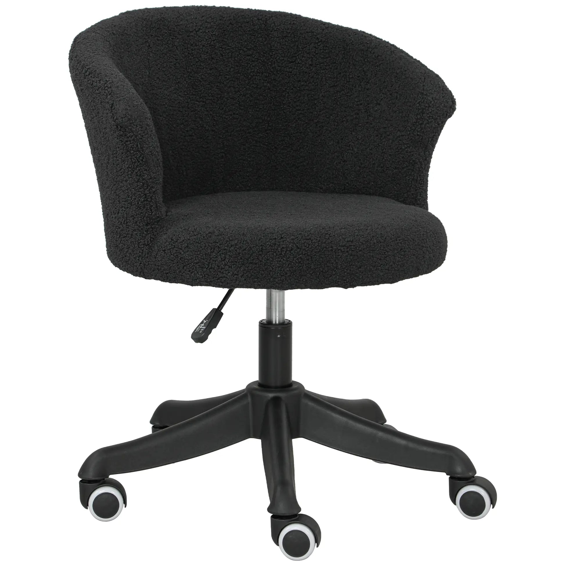 Armless Office Chair, Adjustable Height, Swivel Wheels, Mid Back, Black Task Chairs at Gallery Canada
