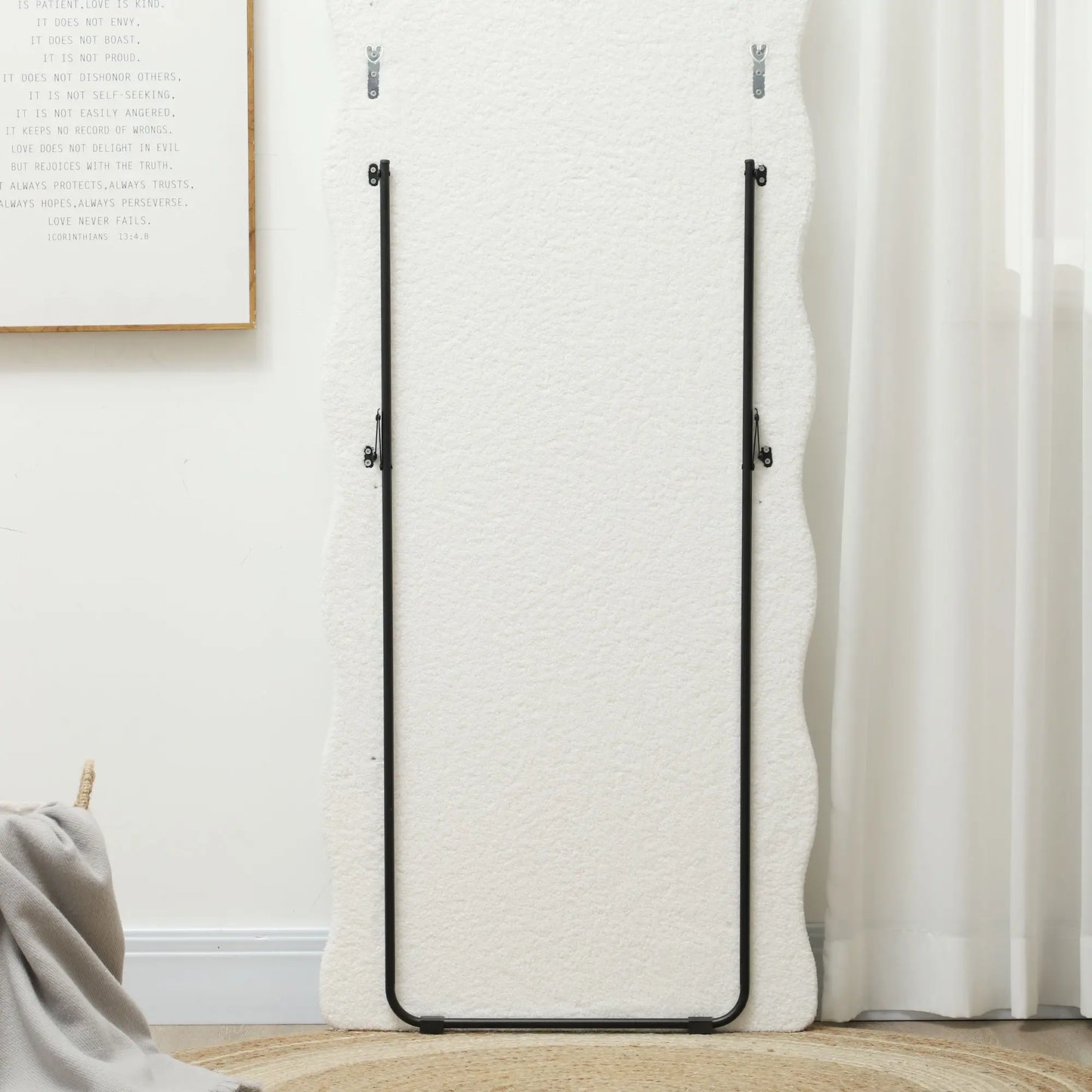 Floor Standing Mirror, Full Length, Leaning or Wall, Arched Top, White Full Length Mirrors at Gallery Canada