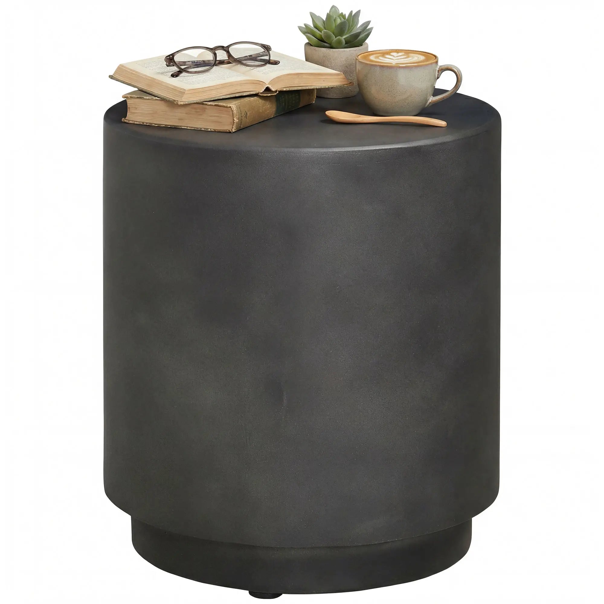 Terrazzo Finish Side Table, 17