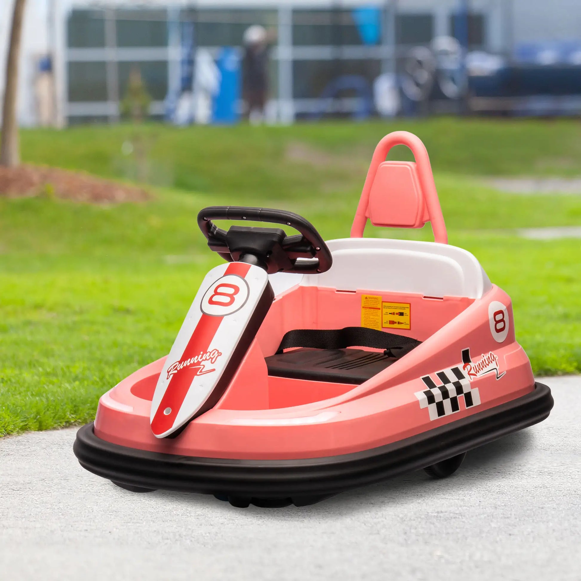 Kids Bumper Car, 6V Electric Ride-On Toy, 360° Rotation, Twin Motors, Pink Electric Toy Cars at Gallery Canada