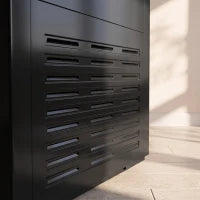 Mini congélateur, congélateur coffre de 3,5 pi³, thermostat à 7 réglages, panier en fil, noir