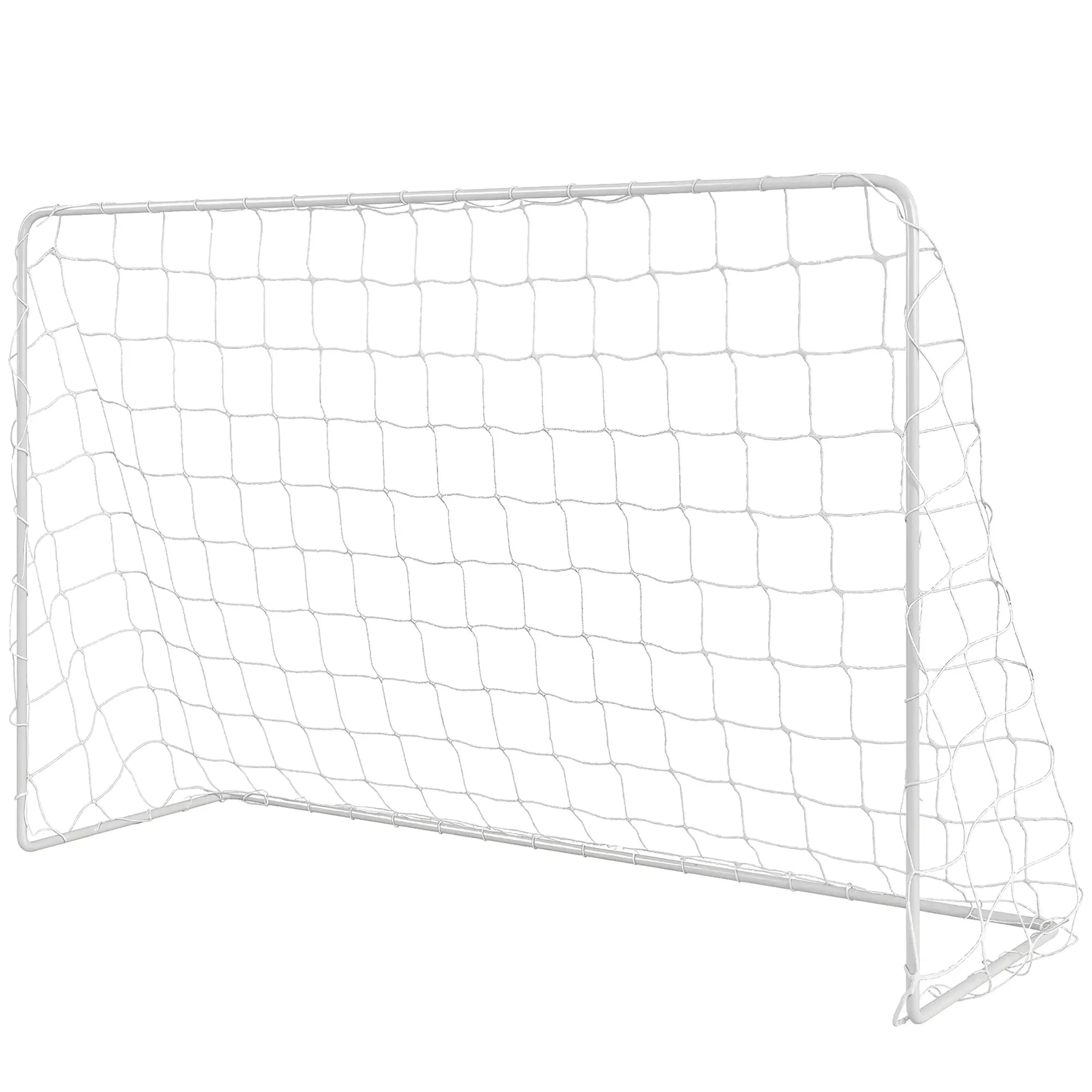 Soccer Goal, 6x4ft Portable Practice Net, Steel Frame Soccer White at Gallery Canada