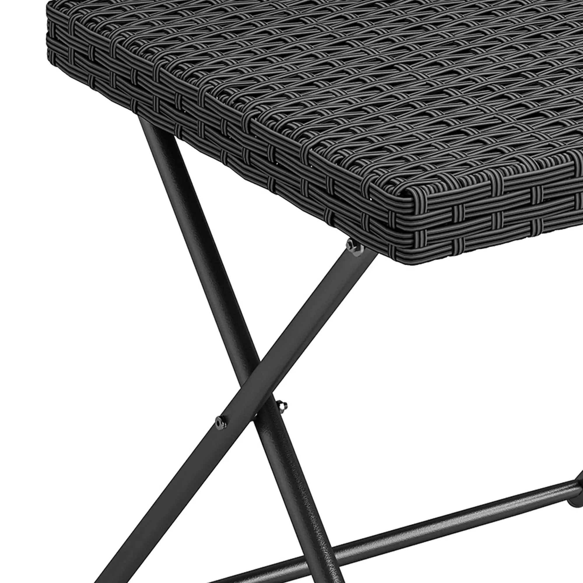 Outdoor PE Rattan Coffee Table, 15.75