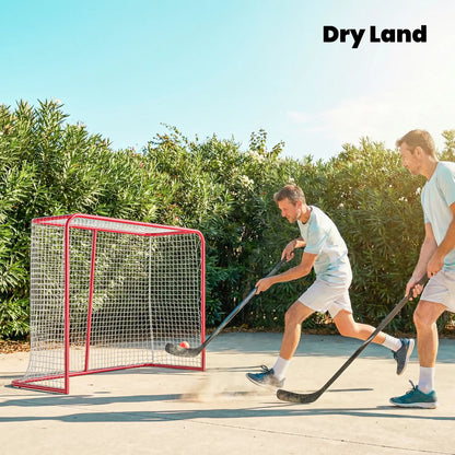 5' x 4' Mini Hockey Goal, Metal Frame, Lightweight Portable Team Sports Equipment at Gallery Canada