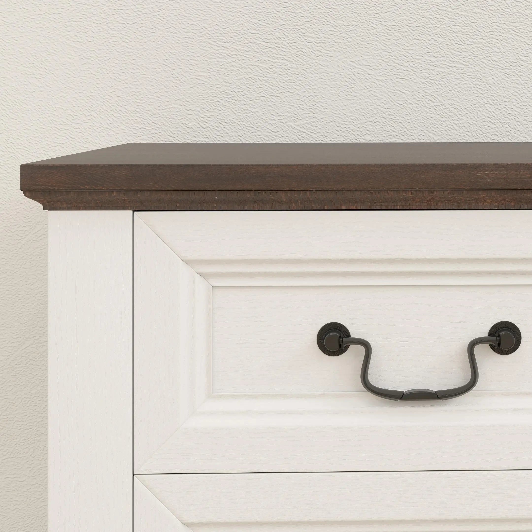 Side Table Set of 2, with Drawer and Cabinet, White Side Tables at Gallery Canada