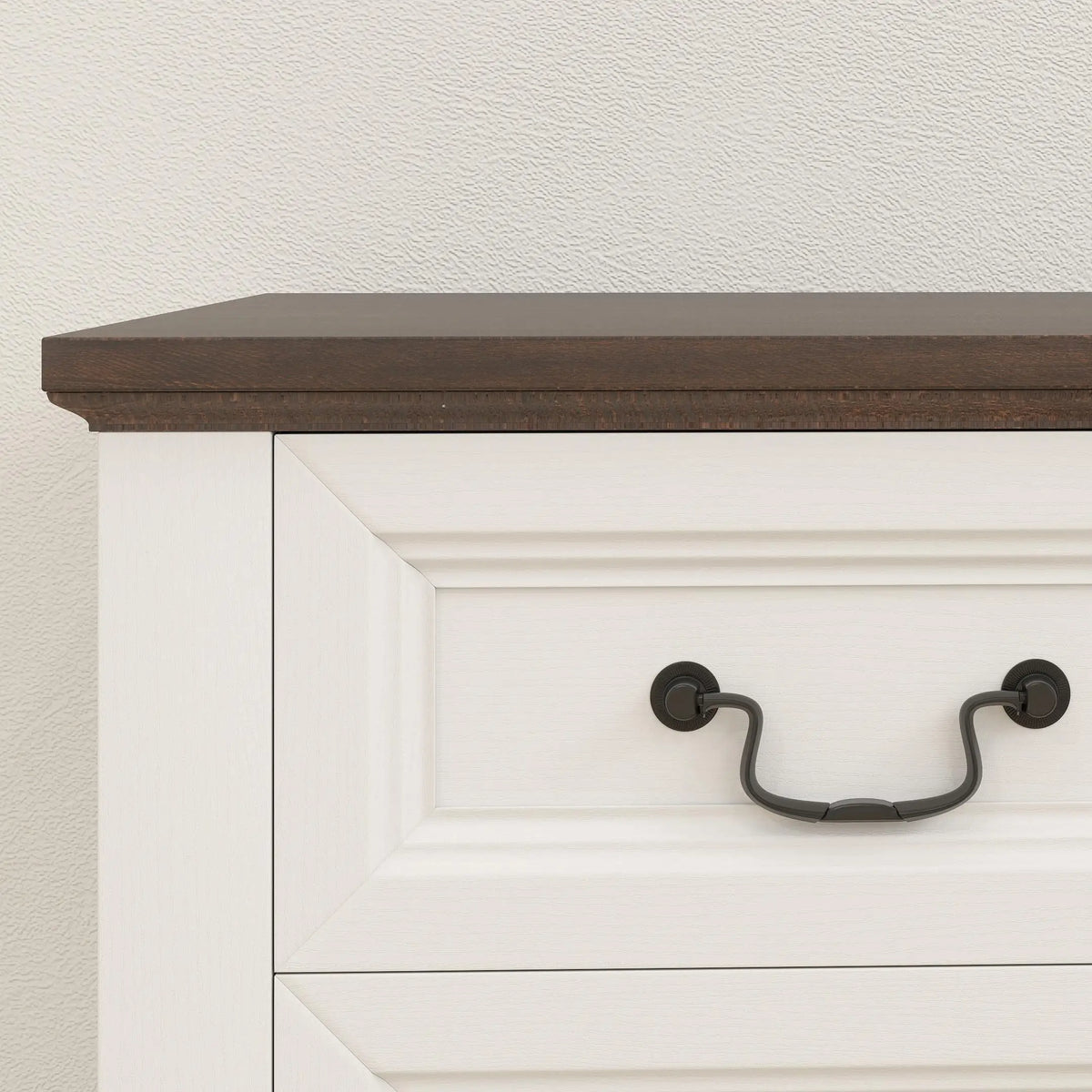 Side Table Set of 2, with Drawer and Cabinet, White Side Tables at Gallery Canada