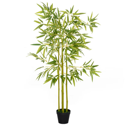4FT Artificial Bamboo Tree, Faux Greenery Plant, Decorative Tree in Nursery Pot for Indoor Outdoor Décor Artificial Trees Green at Gallery Canada