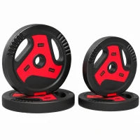 4-Piece 66 lbs Weight Plates Set, Sand-Filled with Handles, 1