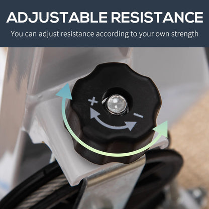 Twist Stepper, Adjustable Resistance, LCD Screen, White & Blue Exercise & Stationary Bikes at Gallery Canada